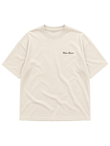 Wester Reserved Horse Back Tee — Krem — ön görünüm