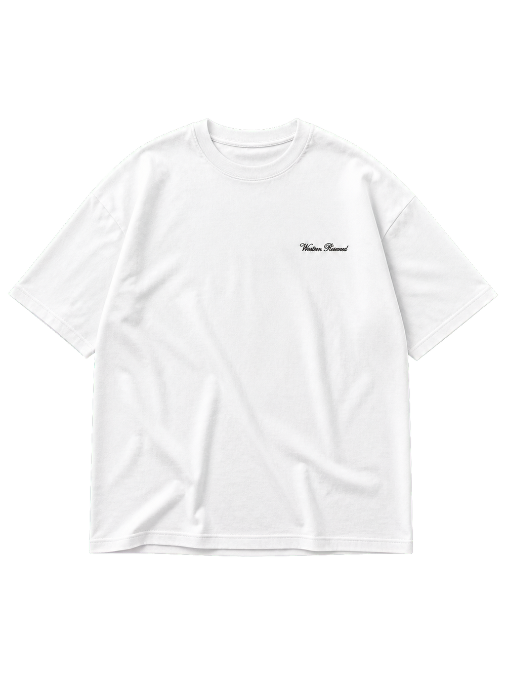 Wester Reserved Essential Tee — Beyaz — ön görünüm