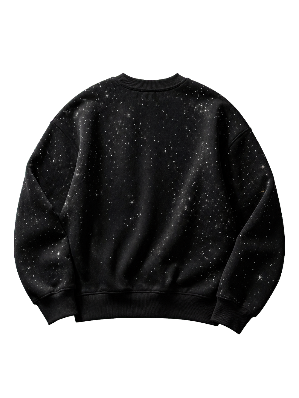 Wester Reserved Galaxy Sweatshirt — Siyah — arka görünüm
