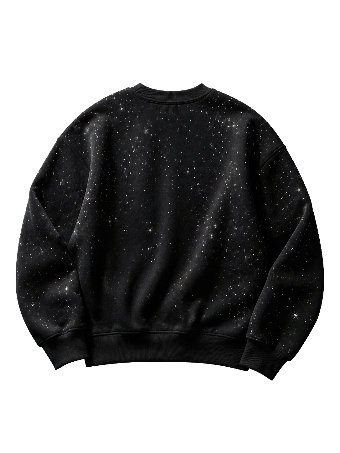 Wester Reserved Galaxy Sweatshirt — Siyah — arka görünüm
