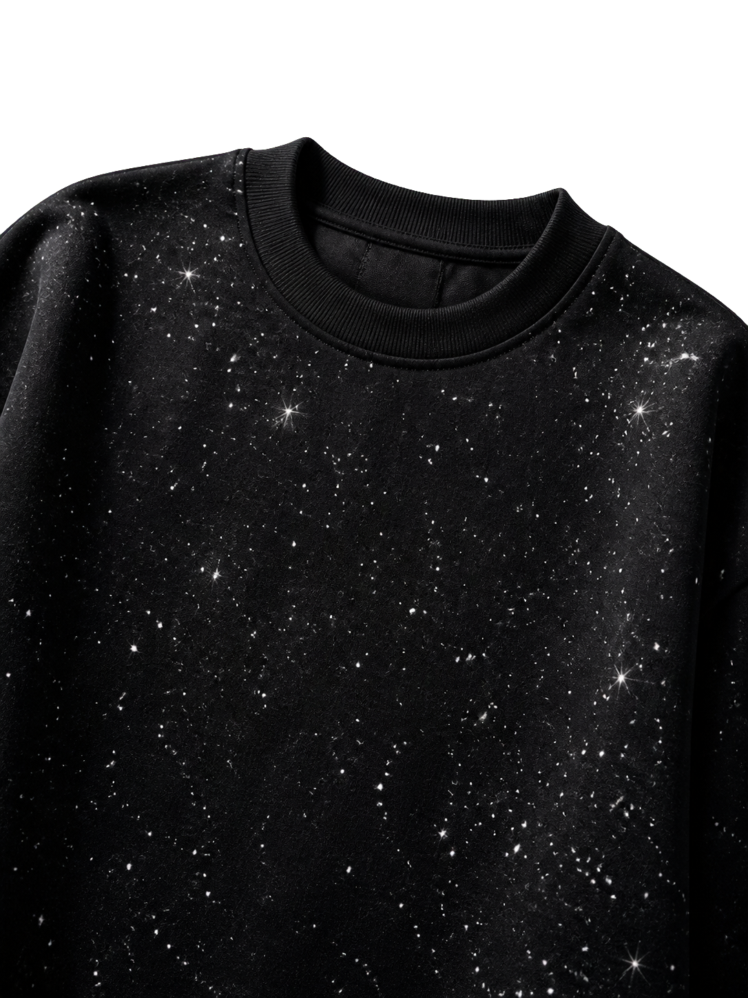 Wester Reserved Galaxy Sweatshirt — Siyah — tasarım detayı
