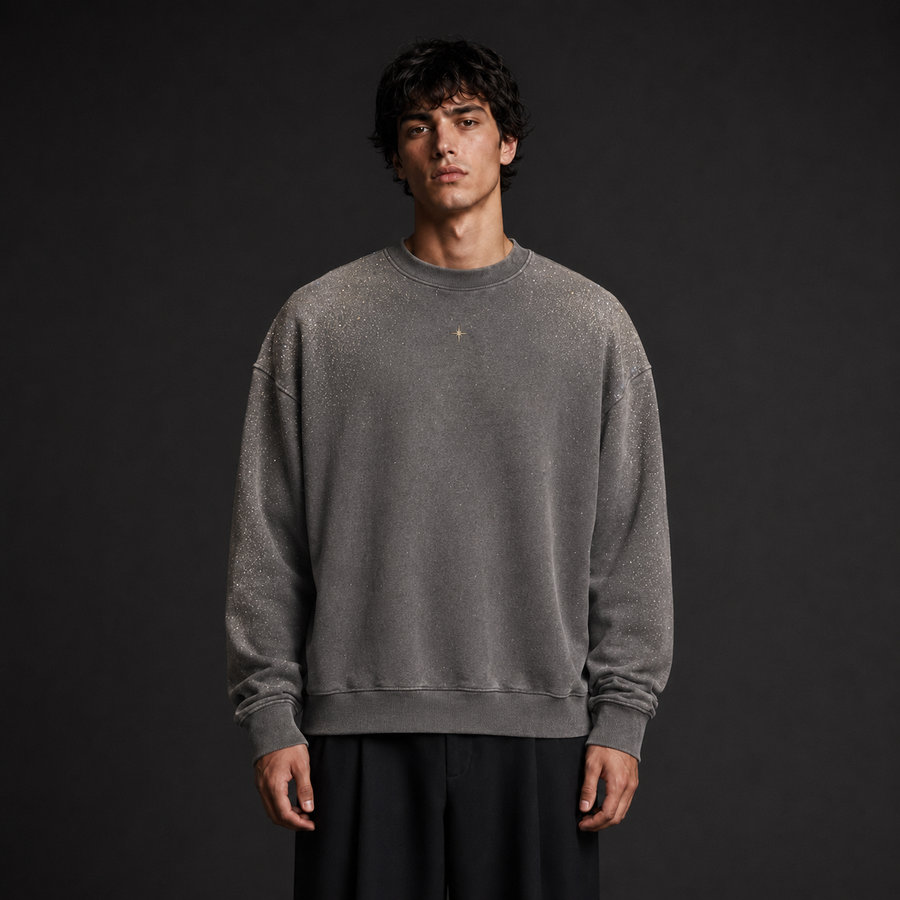 SOLAR ASH 003 Oversize Sweatshirt — Solar Ash
