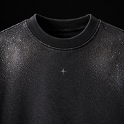 STARDUST 001 Oversize Sweatshirt — Washed Anthracite