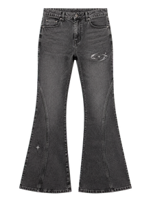 ARC FLARE DENIM 303 — Grafit şeffaf zeminli ürün ön görünümü