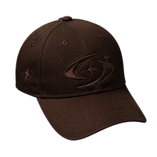 ECLIPSE CAP 401 kahverengi orbit logo şapka ön görünüm