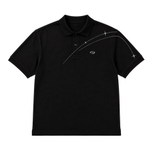 NOISE POLO 204 siyah orbit detaylı polo ön görünüm