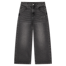 ORBIT BAGGY DENIM 301 yıkanmış füme baggy jean ön görünüm